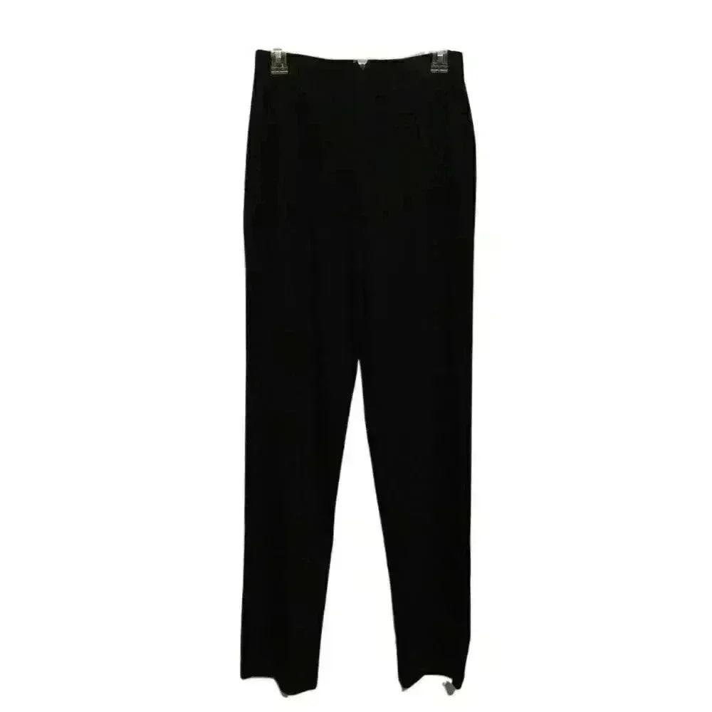 Vintage ISTANTE BY VERSACE High Rise Black Linen Pants - size 29 waist